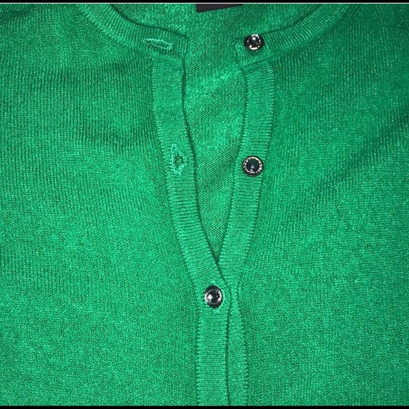 Green Cardigan-SOLD - Picture 2 of 2